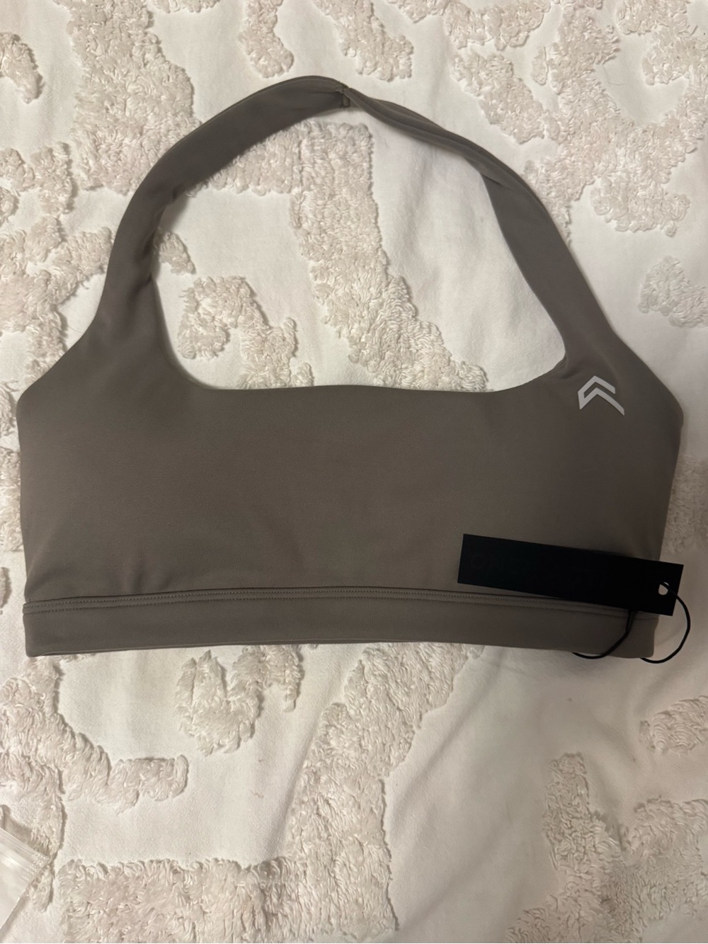 Oner Active Taupe Halter Sports Bra